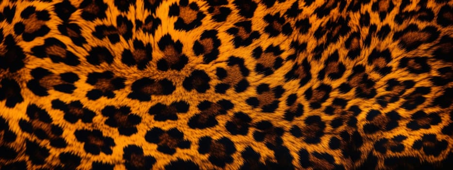 Leopard skin seamless pattern background. Animal skin texture in retro fashion style