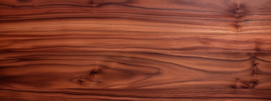 Uniform walnut wooden texture with horizontal veins. Wood background. Seamless pattern