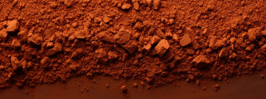 Natural cocoa powder semless texture background