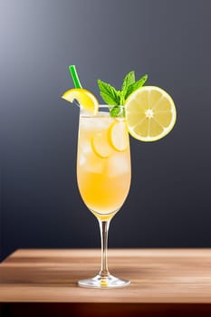 Hugo Spritz - this simple low-alcohol cocktail combines elderberry liqueur, any sparkling wine and sparkling water. A popular summer drink. Generative AI