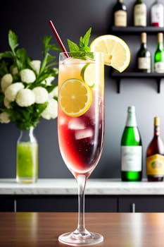 Hugo Spritz - this simple low-alcohol cocktail combines elderberry liqueur, any sparkling wine and sparkling water. A popular summer drink