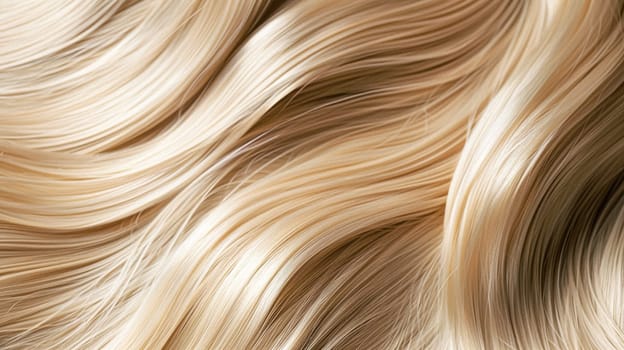 Hairstyle, beauty and hair care, long blonde healthy hair texture background for haircare shampoo, hair extensions and hair salon