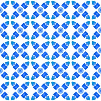 Hand drawn tropical seamless border. Blue creative boho chic summer design. Tropical seamless pattern. Textile ready ravishing print, swimwear fabric, wallpaper, wrapping.