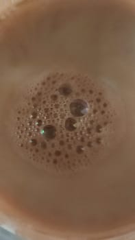 brown color coffee, liquid foam drink. High quality photo