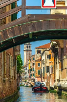 Venice landscape, cityscape of famous town in Italy