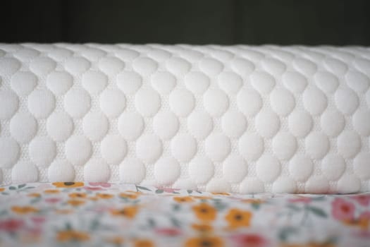 Orthopedic pillow on a bed ,