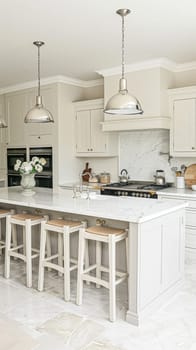 Bespoke kitchen design, country house and cottage interior design, English countryside style renovation and home decor idea