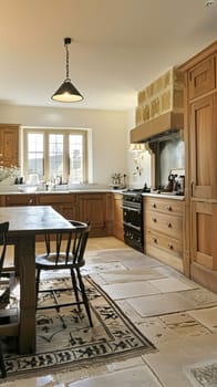 Bespoke kitchen design, country house and cottage interior design, English countryside style renovation and home decor idea