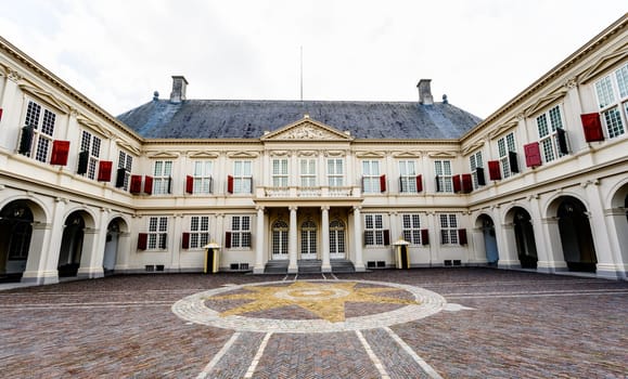 Hague, Netherland - 09 April 2023: Royal Palace Paleis Noordeinde in The Hague, Netherland