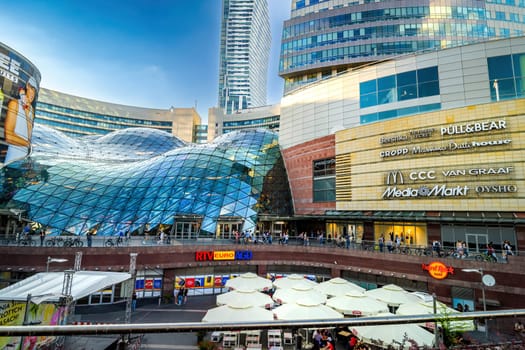 Warsaw, Poland - 10 August 2023: Golden Terraces Mall In The Center Of Warsaw In Poland