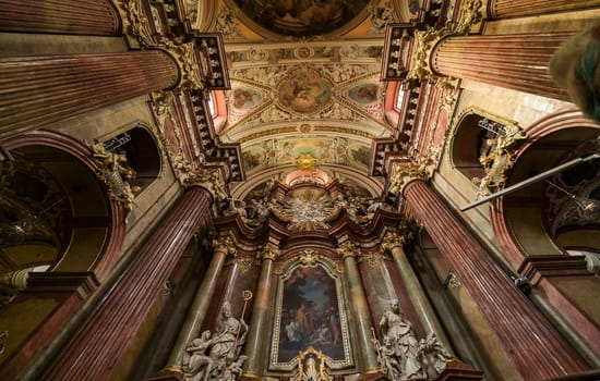 Poznan, Poland - 07 July 2023: Interior Of Archcathedral Basilica Of St. Peter And St. Paul In Poznan