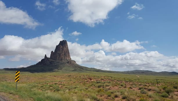 Northern Arizona Road Trip, Rock Formation on Beautiful Day. High quality photo