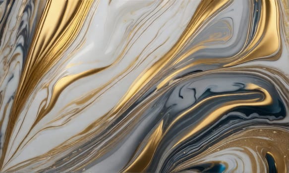 Luxury white golden marble texture background. Panoramic Marbling Texture Design for Banner, Wallpaper, Headlines, Website, Design Template.