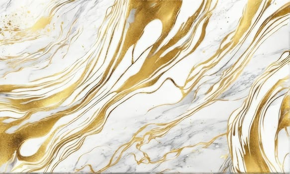 Luxury white golden marble texture background. Panoramic Marbling Texture Design for Banner, Wallpaper, Headlines, Website, Design Template.