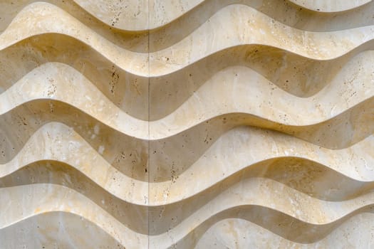 Curved wall texture for modern interior design and architecture inspiration in travel and business environment