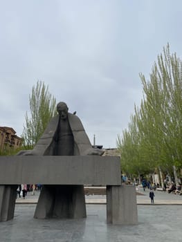 Yerevan Armenia monument to Alexander Tamanyan architect