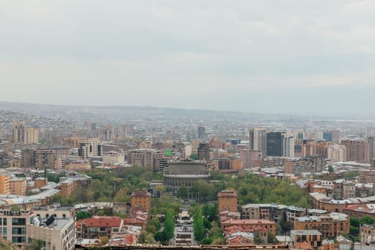 Yerevan, Armenia: city view from the Cascade fountain