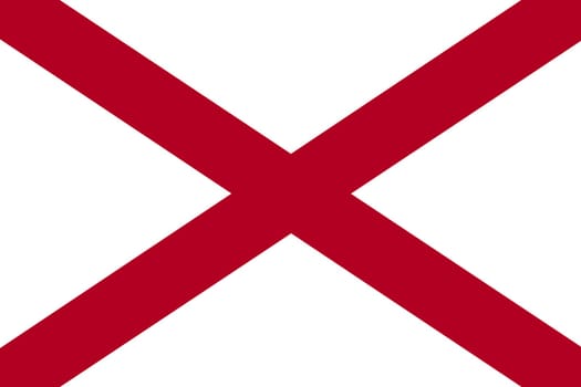 An Alabama State Flag background illustration