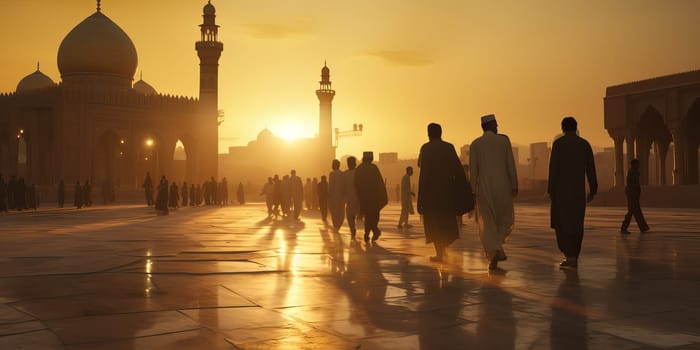 Sunset at the Mosque