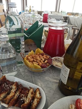 Tunisian Table seafood table in Tunisia. High quality photo