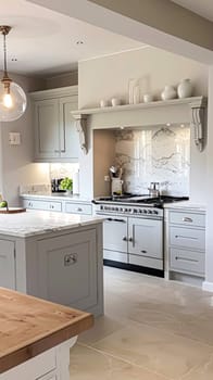 Bespoke kitchen design, country house and cottage interior design, English countryside style renovation and home decor idea