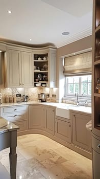 Bespoke kitchen design, country house and cottage interior design, English countryside style renovation and home decor idea