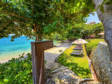 View of Cape Panwa beach in Phuket, Thailand, south east asia