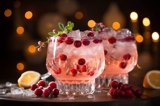 Winter Wonderland Punch is an alcoholic cocktail made with champagne, white wine, cranberry juice, and frozen berries. It is a festive and refreshing drink, perfect for winter holidays.