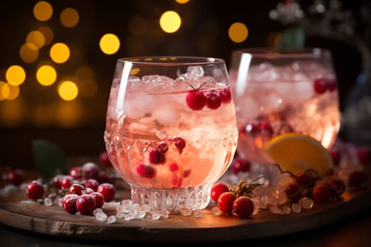 Winter Wonderland Punch is an alcoholic cocktail made with champagne, white wine, cranberry juice, and frozen berries. It is a festive and refreshing drink, perfect for winter holidays.