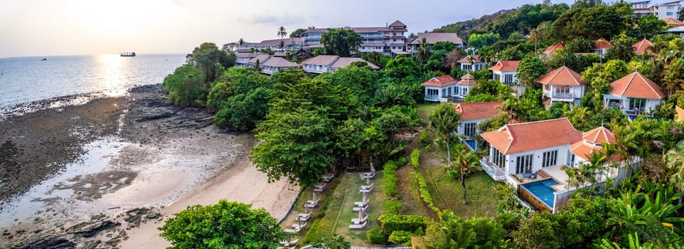 View of Cape Panwa beach in Phuket, Thailand, south east asia