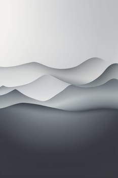 Gray gradient abstract background from light gray to dark gray, like a mountain