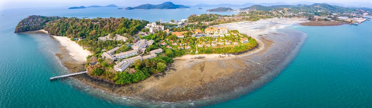 View of Cape Panwa beach in Phuket, Thailand, south east asia