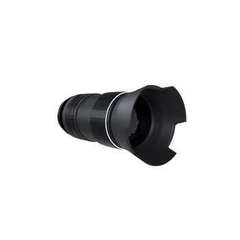 Camera Lens isolated on white background. High quality 3d illustration
