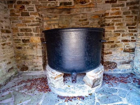 Huge famine pot not far from Lough Eske in County Donegal - Ireland.