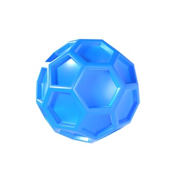 Science Ball isolated on white background. High quality 3d illustration