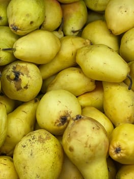 lots of fruits sweet pear food as background