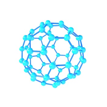 Science Ball isolated on white background. High quality 3d illustration