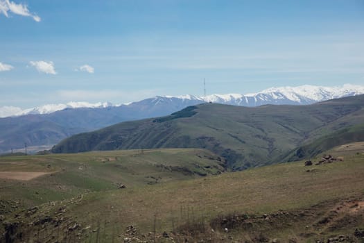 mountain landscape in the green mountains of Armenia