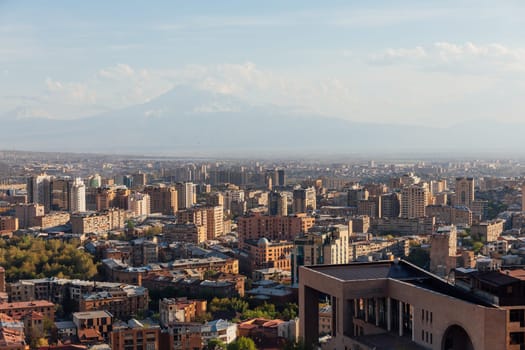 Yerevan, Armenia: city view from the Cascade fountain