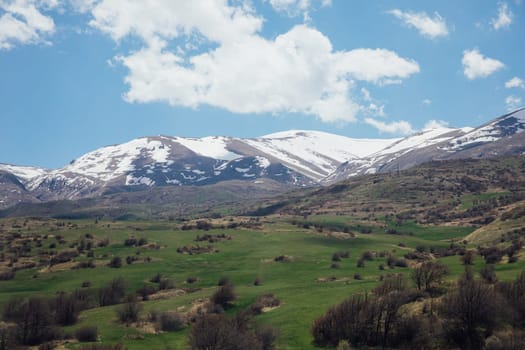 mountain landscape in the green mountains of Armenia