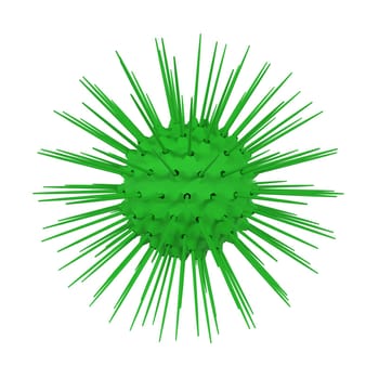 Virus isolated on white background. High quality 3d illustration