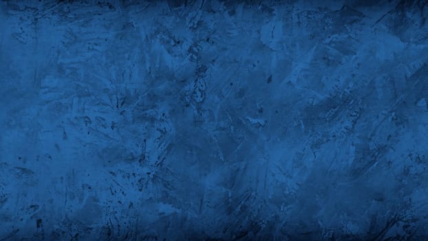 Dark Blue Stucco Concrete Grunge Texture Background