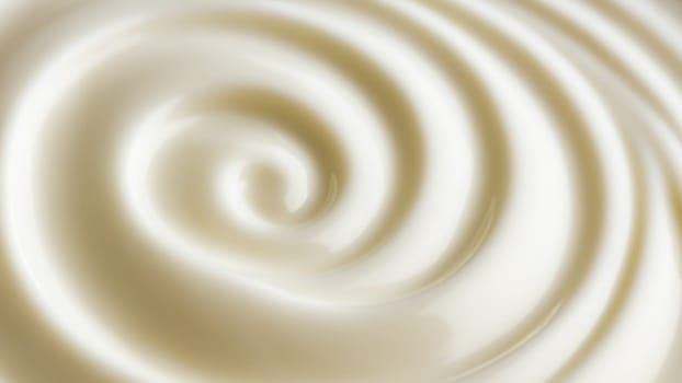 Creamy Milk Swirl Abstract Texture