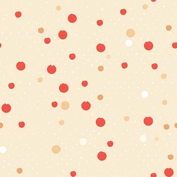 Seamless pattern, tileable polka dot country style print for minimal dotted wallpaper, wrapping paper, scrapbook, fabric and dots product design idea