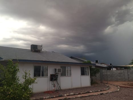 Arizona Summer Storm Clouds, Monsoon Season in Apache Junction. High quality photo