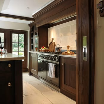 Bespoke kitchen design, country house and cottage interior design, English countryside style renovation and home decor idea