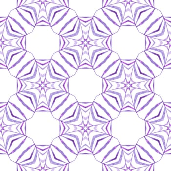 Oriental arabesque hand drawn border. Purple stunning boho chic summer design. Textile ready imaginative print, swimwear fabric, wallpaper, wrapping. Arabesque hand drawn design.