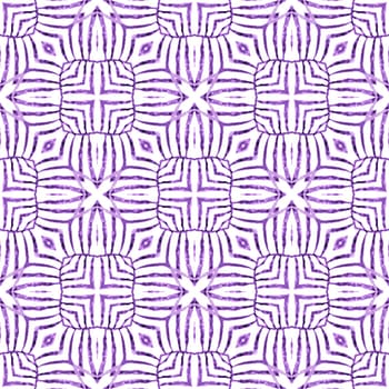 Trendy organic green border. Purple extra boho chic summer design. Organic tile. Textile ready great print, swimwear fabric, wallpaper, wrapping.