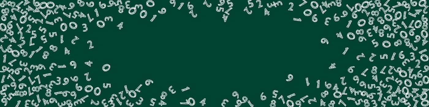 Concept of school background. Colorful childish falling letters of English language. Foreign languages study concept. Back to school banner .