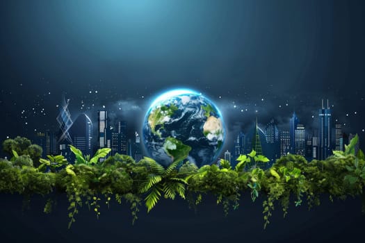 BCG concept for sustainable economy. Bio economy, circle and green economy.